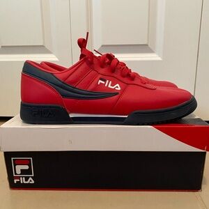 Fila men red size 12